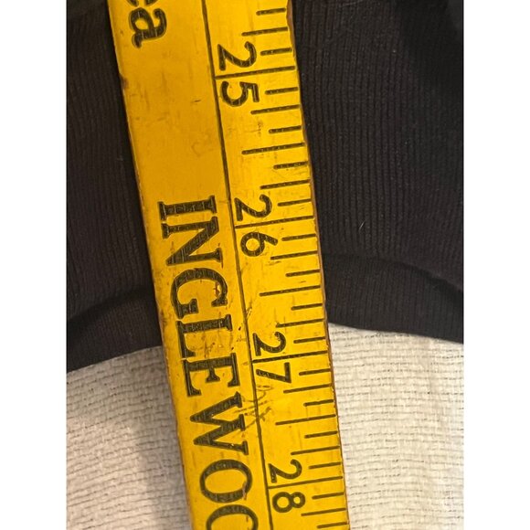 VTG Mens Store At Sears Chevron Pullover Shirt L Black/White 1/2 Zip Grandpa NWT - Picture 14 of 15